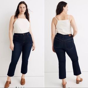 Madewell Curvy Cali Demi-Boot Jeans in Larkspur Wash: TENCEL™ Denim Edition 34